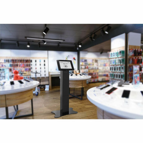 CTA Digital Premium Locking Floor Stand Kiosk with Enclosed Printer Storage & Cable Management for iPad 10.9-inch (10th Generation) and more