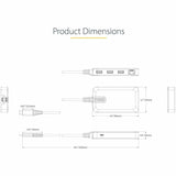 3-PORT USB-C HUB WITH ETHERNET