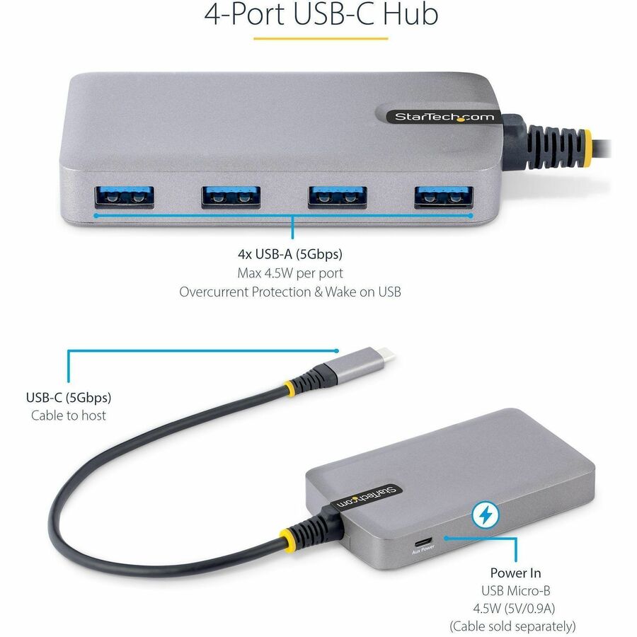 4-PORT USB-C HUB -
