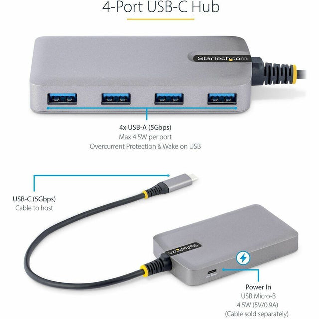 4-PORT USB-C HUB -