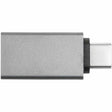 USB A to USB C Adptr 2pk Gry