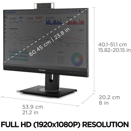 24 ERGONOMIC DOCKING MONITOR