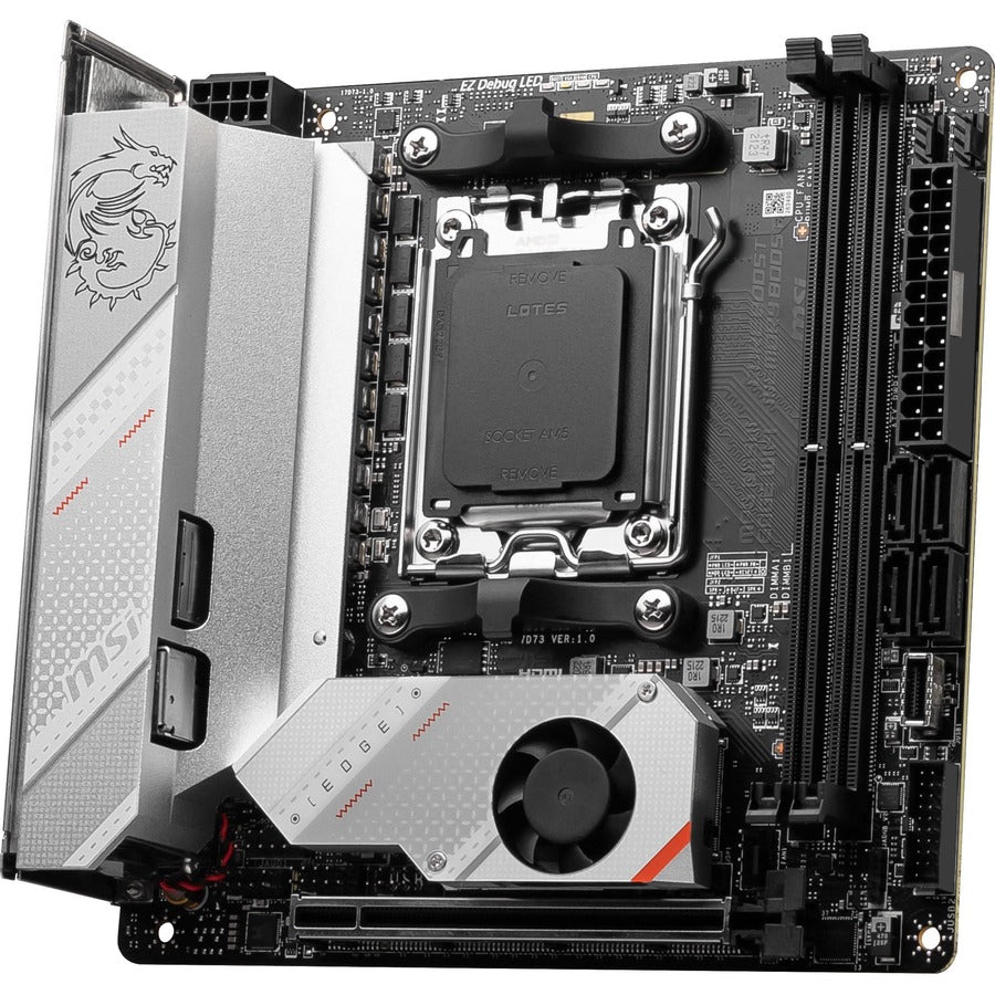 MSI MPG B650I EDGE WIFI Gaming Desktop Motherboard - AMD B650 Chipset - Socket AM5 - Mini ITX