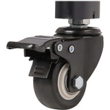 Eaton Tripp Lite Series Premier Rolling TV Cart for 32" to 55" Displays, Black Glass Base and Shelf, Locking Casters