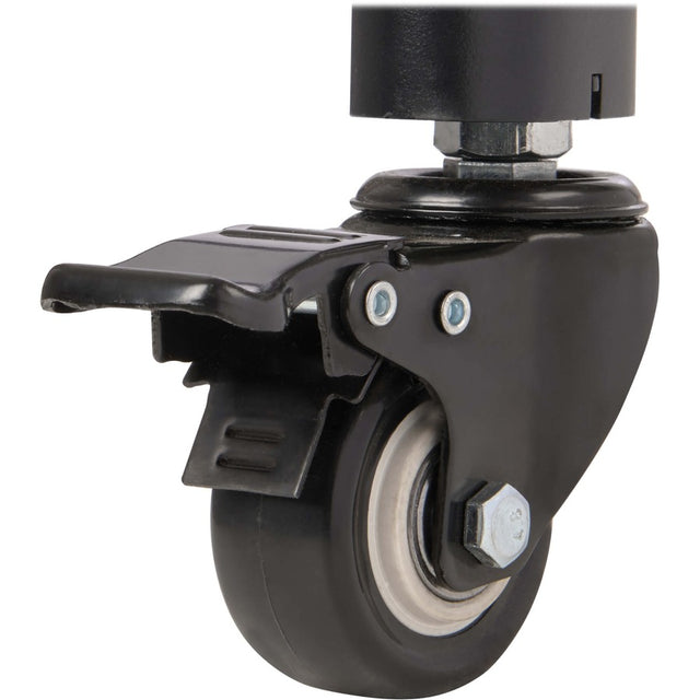 Eaton Tripp Lite Series Premier Rolling TV Cart for 32" to 55" Displays, Black Glass Base and Shelf, Locking Casters