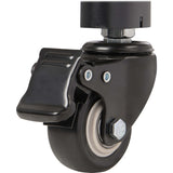 Eaton Tripp Lite Series Premier Rolling TV Cart for 32" to 55" Displays, Black Glass Base and Shelf, Locking Casters