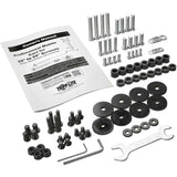 Eaton Tripp Lite Series Premier Rolling TV Cart for 32" to 55" Displays, Black Glass Base and Shelf, Locking Casters