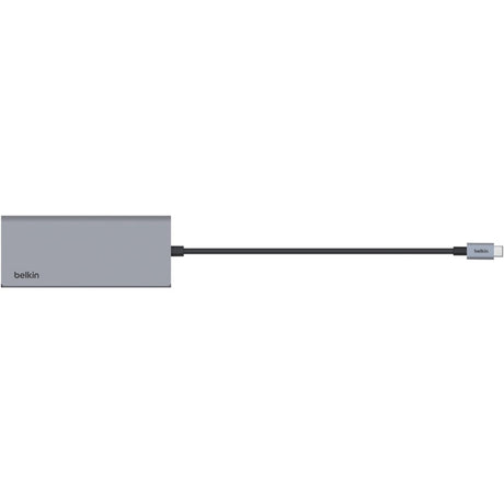Belkin USB-C 7-in-1 Multiport Adapter, Laptop Docking Station, 2x USB_A 3.1 Gen 2, 4k HDMI 2.0, 100W Power Delivery 3.0, Compatible with Mac, Chromebook, and PC
