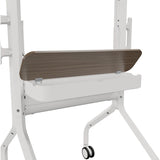 Chief Voyager Manual height Adjustable AV Mobile Cart - For 50-85 Inch Displays - Mobile TV Cart - White