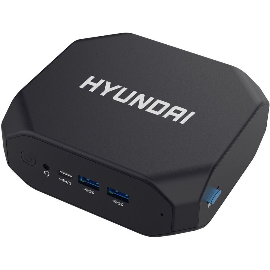 Hyundai Mini PC, Windows 10 Pro, Intel Core-i3, 8GB RAM, 256GB M.2 SSD, 2 HDMI Ports, Supports 2.5" SATA SSD Slot, VESA Mount Included, AC WiFi