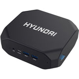 Hyundai Mini PC, Windows 10 Pro, Intel Core-i3, 8GB RAM, 256GB M.2 SSD, 2 HDMI Ports, Supports 2.5" SATA SSD Slot, VESA Mount Included, AC WiFi