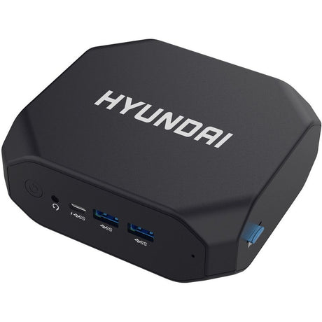 Hyundai Mini PC, Windows 10 Pro, Intel Core-i3, 8GB RAM, 256GB M.2 SSD, 2 HDMI Ports, Supports 2.5" SATA SSD Slot, VESA Mount Included, AC WiFi