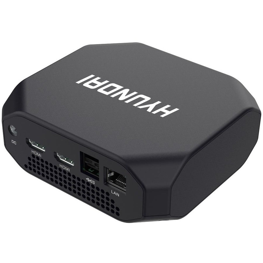 Hyundai Mini PC, Windows 10 Pro, Intel Core-i3, 8GB RAM, 256GB M.2 SSD, 2 HDMI Ports, Supports 2.5" SATA SSD Slot, VESA Mount Included, AC WiFi