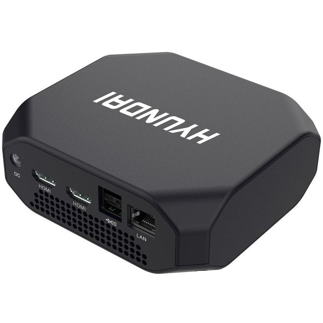 Hyundai Mini PC, Windows 10 Pro, Intel Core-i3, 8GB RAM, 256GB M.2 SSD, 2 HDMI Ports, Supports 2.5" SATA SSD Slot, VESA Mount Included, AC WiFi