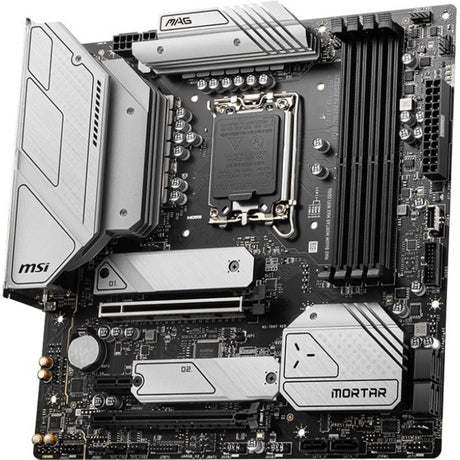 MSI MAG MAG B660M MORTAR MAX WIFI DDR4 Desktop Motherboard - Intel B660 Chipset - Socket LGA-1700 - Intel Optane Memory Ready - Micro ATX