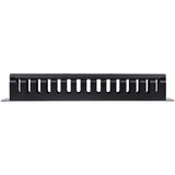 StarTech.com 2U Horizontal Finger Duct Rack Cable Management Panel with Cover