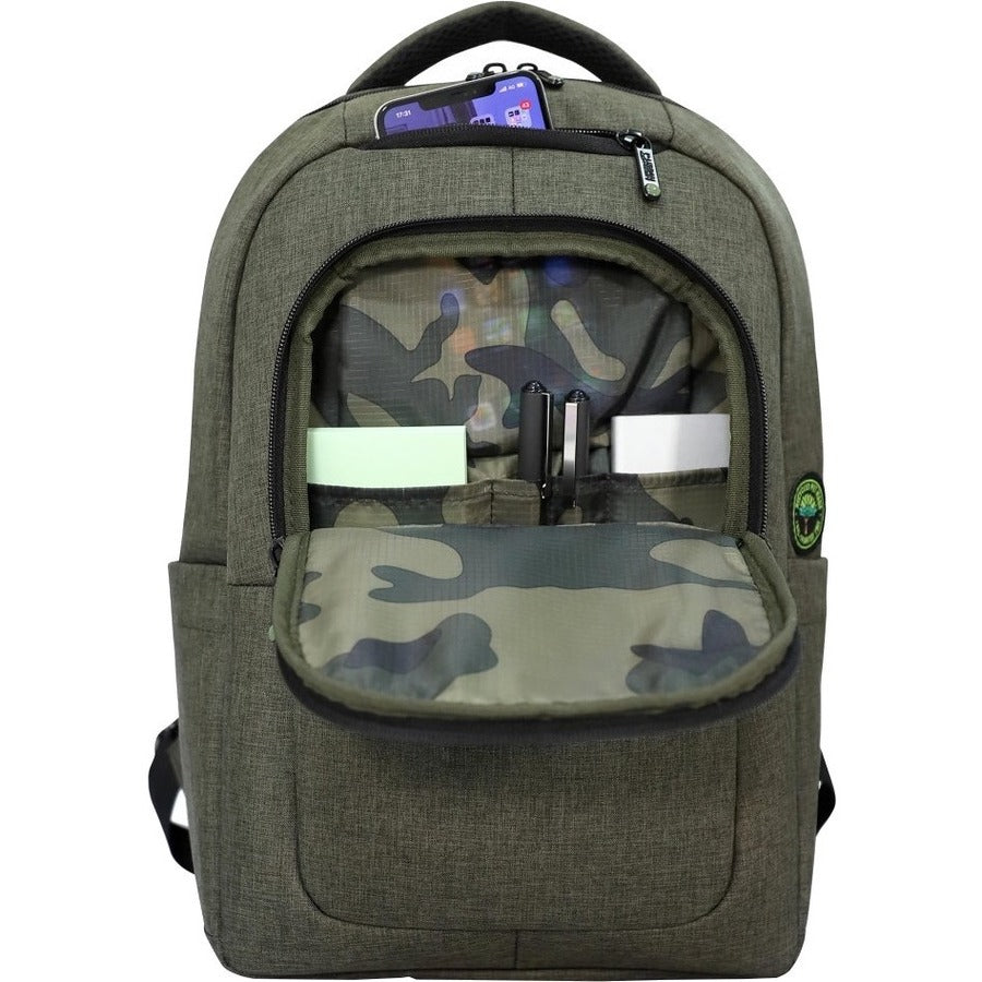 Urban Factory CYCLEE CITY Carrying Case (Backpack) for 10.5" to 15.6" Notebook - Khaki, Camouflage