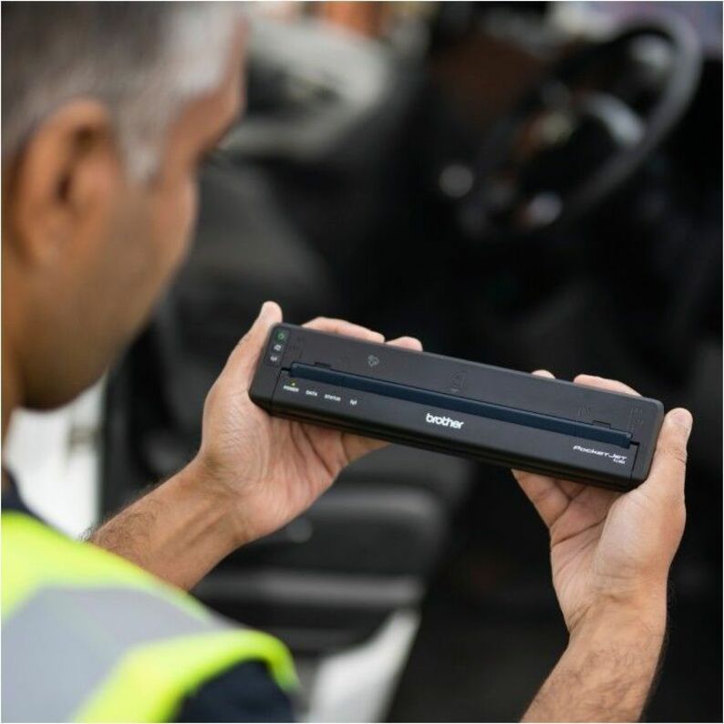 Brother PJ-823 Mobile Direct Thermal Printer - Monochrome - Portable - Label Print - USB - USB Host