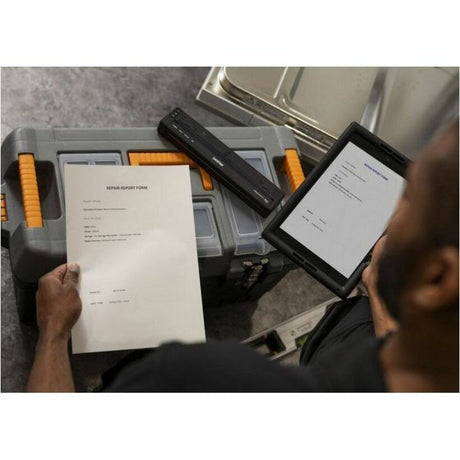 Brother PocketJet 8 Direct Thermal Printer - Portable - Plain Paper Print - USB - USB Host - Bluetooth - Wireless LAN