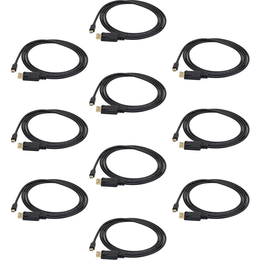 10 PACK 6FT MINI DISPLAYPORT TO
