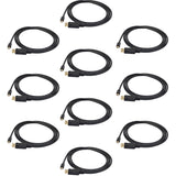 10 PACK 6FT MINI DISPLAYPORT TO