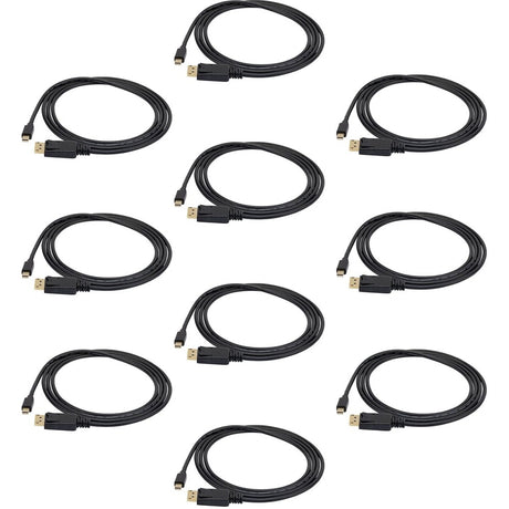 10 PACK 6FT MINI DISPLAYPORT TO