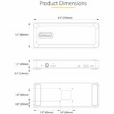 StarTech.com USB-C Docking Station, HDMI/DP/DP Alt Mode USB-C Dock, Triple/Dual 4K, 7x USB Hub, 60W PD, GbE, WWCB Certified