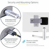 StarTech.com USB-C Docking Station, HDMI/DP/DP Alt Mode USB-C Dock, Triple/Dual 4K, 7x USB Hub, 60W PD, GbE, WWCB Certified