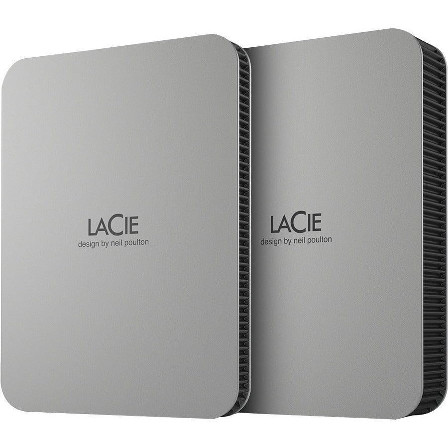 LaCie Mobile Drive Secure STLR2000400 2 TB Portable Hard Drive - 2.5" External - Space Gray