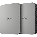 LaCie Mobile Drive Secure STLR2000400 2 TB Portable Hard Drive - 2.5" External - Space Gray