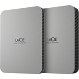 LaCie Mobile Drive Secure STLR4000400 4 TB Portable Hard Drive - 3.5" External - Space Gray