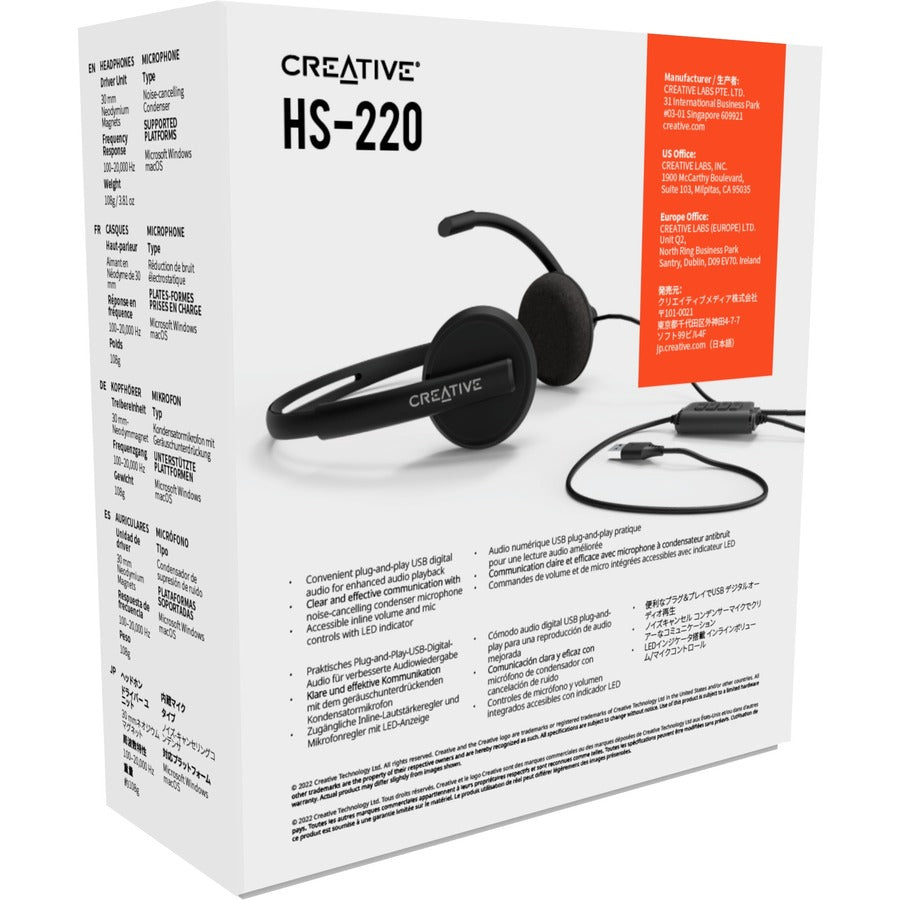Creative HS 220 usb Headset