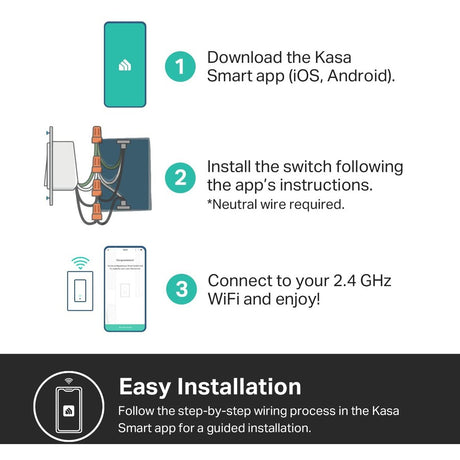 KASA SMART WIFI LIGHT SWITCH