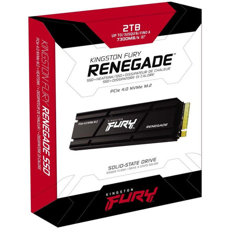 Kingston FURY Renegade 2 TB Solid State Drive - M.2 2280 Internal - PCI Express NVMe (PCI Express NVMe 4.0 x4)