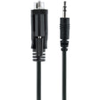 StarTech.com 3ft (1m) DB9 to 3.5mm Serial Cable for Serial Device Configuration, RS232 DB9 Male to 3.5mm for Calibrating via Audio Jack
