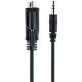StarTech.com 3ft (1m) DB9 to 3.5mm Serial Cable for Serial Device Configuration, RS232 DB9 Male to 3.5mm for Calibrating via Audio Jack
