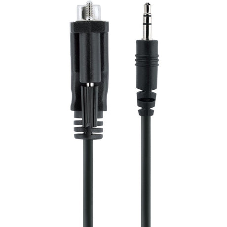 StarTech.com 3ft (1m) DB9 to 3.5mm Serial Cable for Serial Device Configuration, RS232 DB9 Male to 3.5mm for Calibrating via Audio Jack