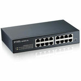 ZYXEL GS1900-16 REV 03F 16-Port Gigabit Smart Managed Switch | Fanless