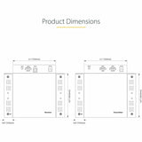 StarTech.com 4K HDMI Extender Over CAT5/CAT6 Cable, 4K 60Hz Video Extender Up to 230ft (70m), HDMI Over Ethernet Cabling, S/PDIF Audio Out