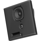 SLEEK LOW-PROF ON-WALL 4IN BLK