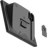 SLEEK LOW-PROF ON-WALL 4IN BLK