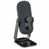 JLab Go Talk Wired Condenser, Dynamic Microphone for Studio, Podcasting, Gaming, Recording, Voice - Black