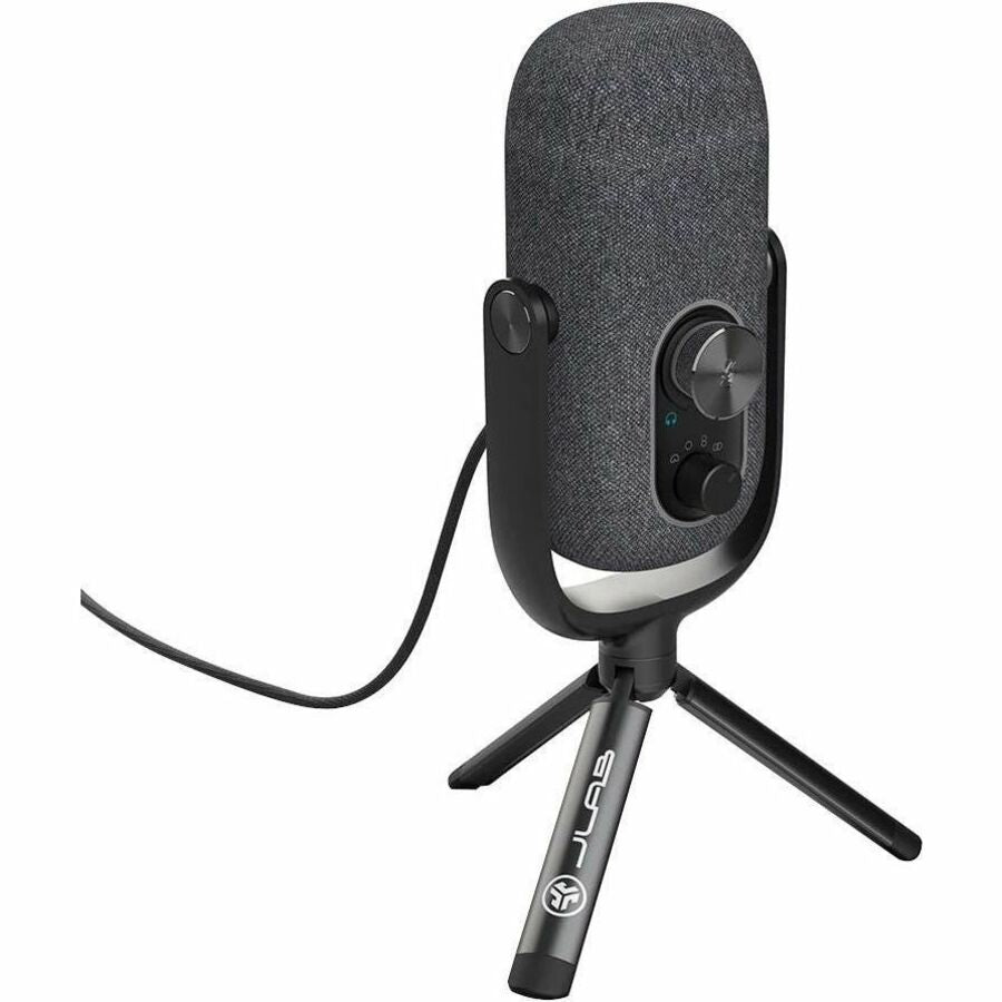 JLab JBuds Talk Wired Condenser, Dynamic Microphone for Studio, Podcasting, Gaming, Recording - Black