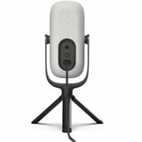 JLab JBuds Talk Wired Condenser, Dynamic Microphone for Studio, Podcasting, Gaming, Recording - White