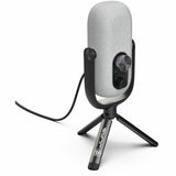 JLab JBuds Talk Wired Condenser, Dynamic Microphone for Studio, Podcasting, Gaming, Recording - White