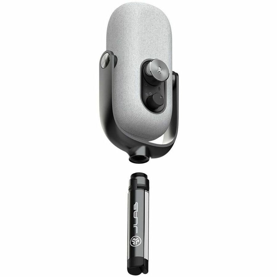 JLab JBuds Talk Wired Condenser, Dynamic Microphone for Studio, Podcasting, Gaming, Recording - White