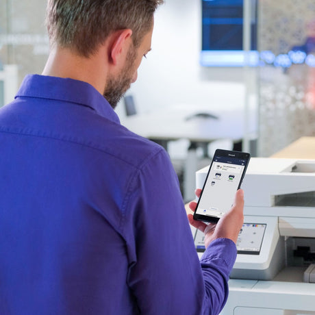 Brother Workhorse MFC-EX670W Enterprise Color Laser All-in-One Printer with Fast Printing, Large Paper Capacity, and Advanced Security Features