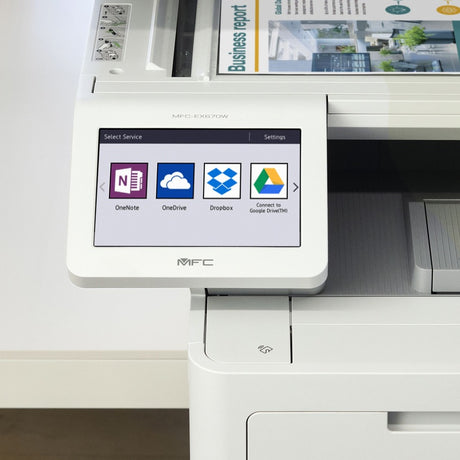 Brother Workhorse MFC-EX670W Enterprise Color Laser All-in-One Printer with Fast Printing, Large Paper Capacity, and Advanced Security Features