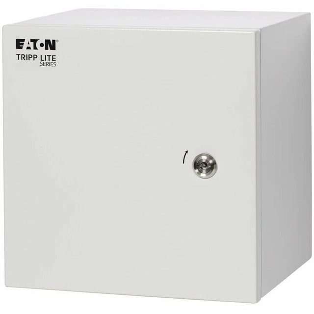 Eaton Tripp Lite Series SmartRack Outdoor Industrial Enclosure with Lock - NEMA 4, Surface Mount, Metal Construction, 12 x 12 x 10 in., Gray