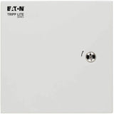 Eaton Tripp Lite Series SmartRack Outdoor Industrial Enclosure with Lock - NEMA 4, Surface Mount, Metal Construction, 12 x 12 x 10 in., Gray